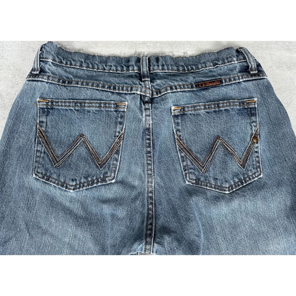 Wrangler Cash Cowgirl Cut Jeans Women's 9/10 x 36 100% Cotton - Picture 15 of 16